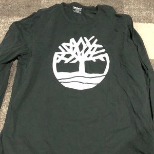 Timberland hunter green long sleeve T-shirt